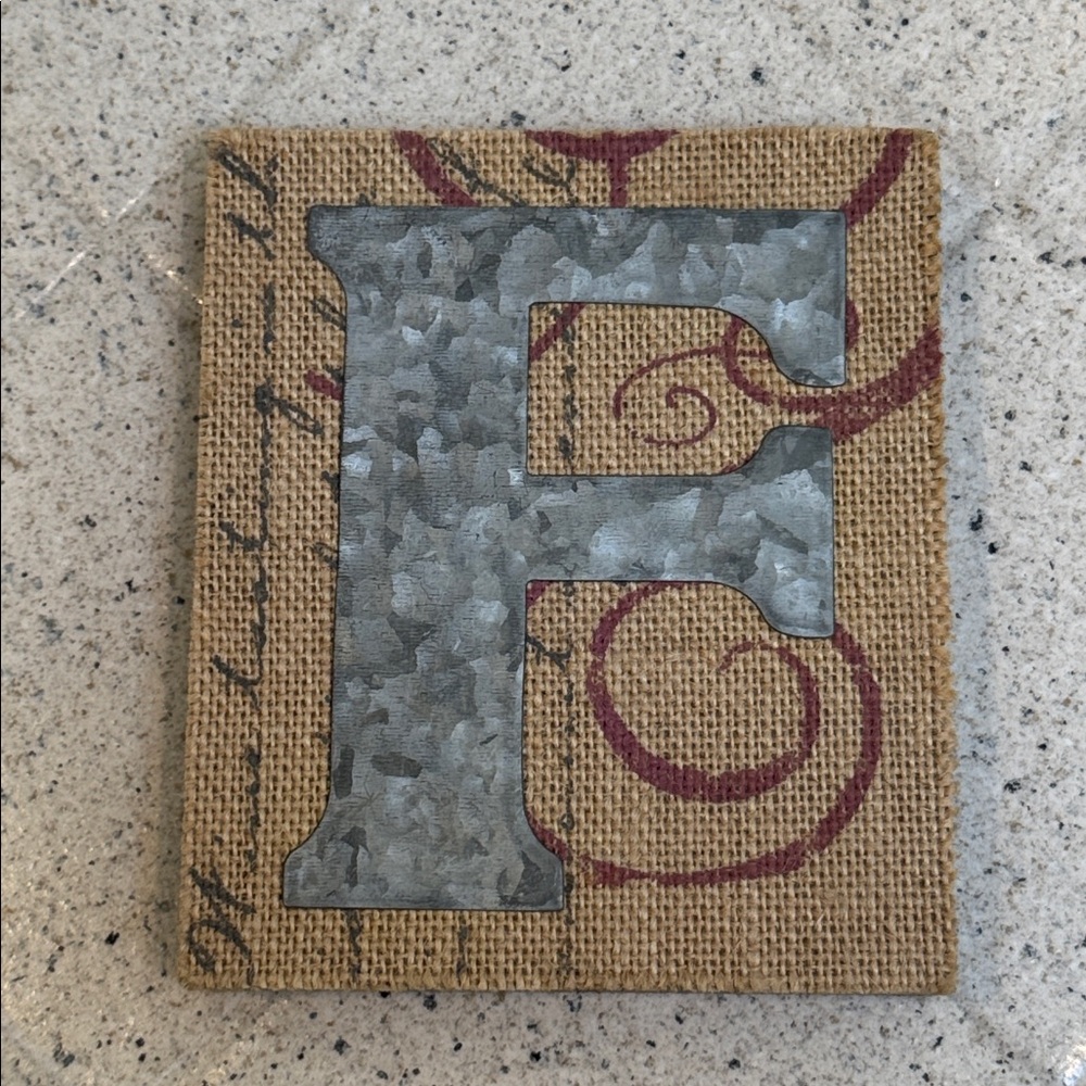 FRIENDS wine themed decorative letters